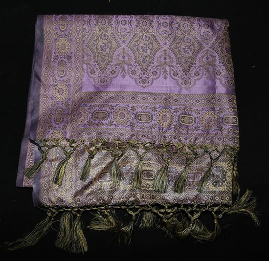 A silk scarf